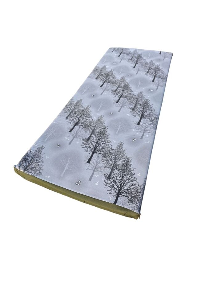 Katlanabilir Ekonomik Kamp Yatağı 30 mm Sünger Minder Taşınabilir Kılıf Çadır Mat 185x70x3 cm